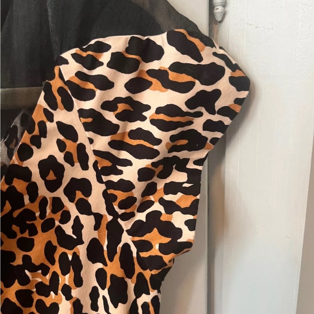 Trashy Diva Leopard Print Lottie Pinup Rockabilly Dress Size 6 - Picture 3 of 4